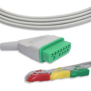ECG Cable Nihon Kohden 3 leads Grabber
