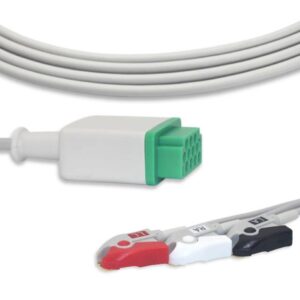 ECG Cable GE Marquette 11 pin 3 leads Grabber
